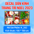 Decal dán kính Noel Combo  số 22 - 4