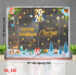 Decal dán kính Noel Combo số 120 - 