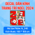 Decal dán kính Noel Combo số 30 - 4