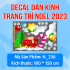 Decal dán kính Noel Combo số 31 - 4