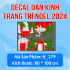 Decal dán kính Noel Combo số 33 - 1