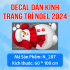 Decal dán kính Noel Combo số 33 - 3