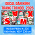 Decal dán kính Noel Combo số 70 - 3