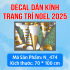 Decal dán kính Noel Combo số 87 - 5