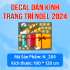 Decal dán kính Noel Combo số 91 - 5
