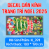 Decal dán kính Noel Combo số 92 - 6