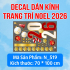 Decal dán Noel 519 - 1