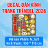 Decal dán Noel 521 - 1