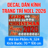 Decal dán Noel 524 - 1