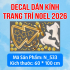 Decal dán Noel 533 - 1