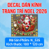 Decal dán Noel 535 - 1