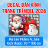 Decal dán Noel 536 - 1