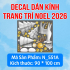 Decal dán Noel 551A - 1