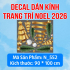 Decal dán Noel  552 - 1