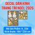 Decal dán Noel 556 cửa 4 cánh - 1