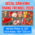 Decal dán Noel 557 cửa 4 cánh - 1