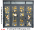 Decal dán Noel 561 cửa 4 cánh - 