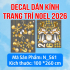 Decal dán Noel 561 cửa 4 cánh - 1