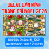 Decal dán Noel 562 cửa 4 cánh - 1