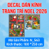 Decal dán Noel 563 cửa 4 cánh - 1