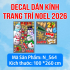 Decal dán Noel 564 cửa 4 cánh - 1