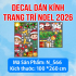 Decal dán Noel 566 cửa 4 cánh - 1