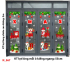 Decal dán Noel 567 cửa 4 cánh - 