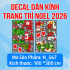 Decal dán Noel 567 cửa 4 cánh - 1