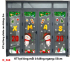 Decal dán Noel 568 cửa 4 cánh - 