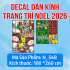 Decal dán Noel 568 cửa 4 cánh - 1