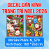 Decal dán Noel 570 cửa 4 cánh - 1