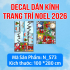 Decal dán Noel 573 cửa 4 cánh - 1