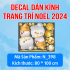 Decal dán Noel combo số   37 - 2