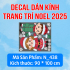 Decal dán Noel combo số 10 - 4