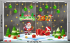 Decal dán Noel combo số 12 - 