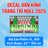 Decal dán Noel combo số 12 - 1