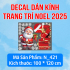 Decal dán Noel combo số 12 - 3