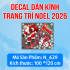 Decal dán Noel combo số 195 - 1