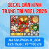 Decal dán Noel combo số  198 - 2