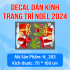 Decal dán Noel combo  số  199 - 4