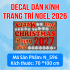 Decal dán Noel combo số 20 - 1