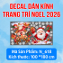 Decal dán Noel combo số 200 - 5