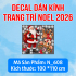 Decal dán Noel combo số 203 - 3