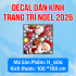 Decal dán Noel combo số 205 - 3