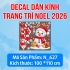 Decal dán Noel combo số 206 - 3