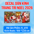 Decal dán Noel combo số 206 - 4