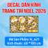 Decal dán Noel combo số 208 - 1