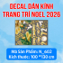 Decal dán Noel combo số 208 - 2