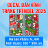 Decal dán Noel combo số 21 - 3
