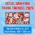 Decal dán Noel combo số 210 - 3